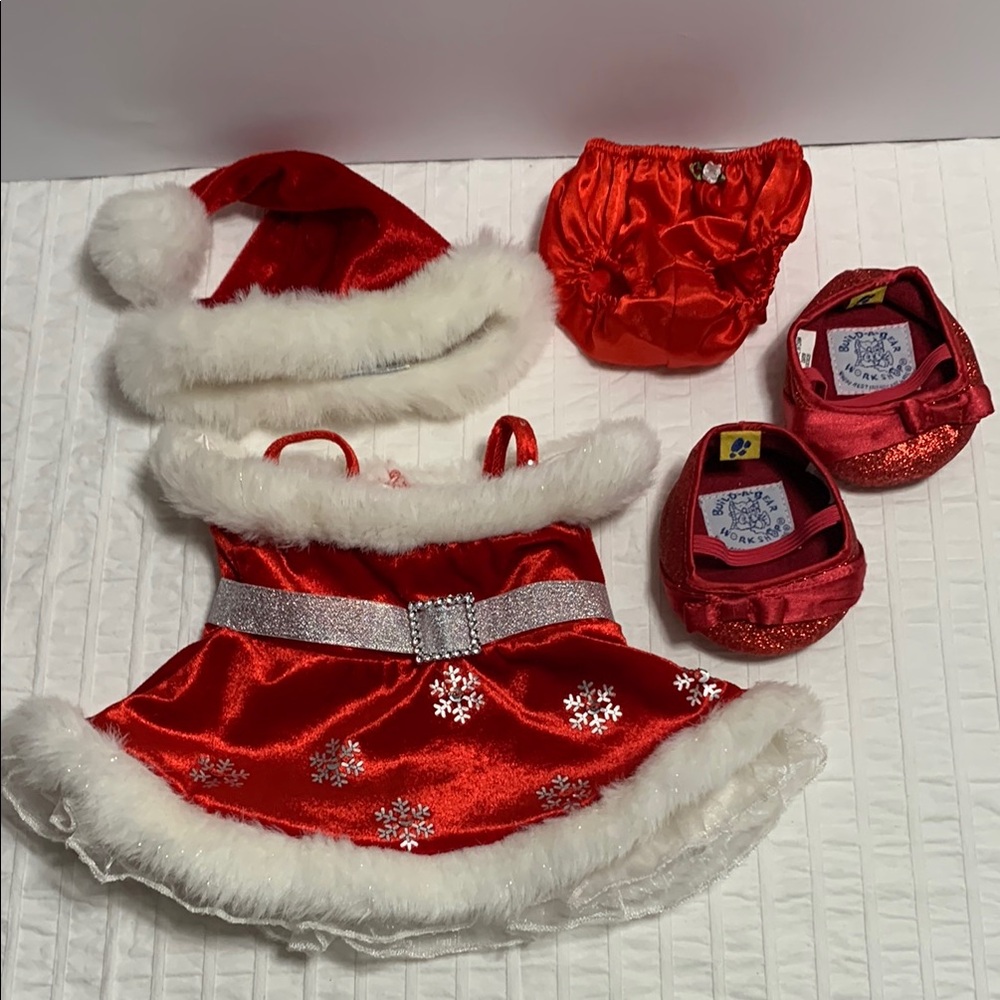Build-a-Bear Fancy Holiday Party Dress & Shoes